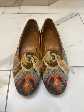 Stubbs & Wootton Tapestry Loafers size 6.5